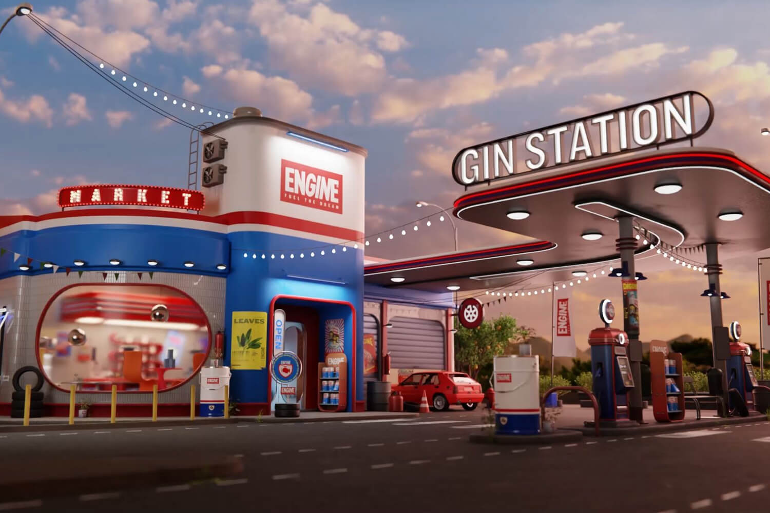 Engine gin